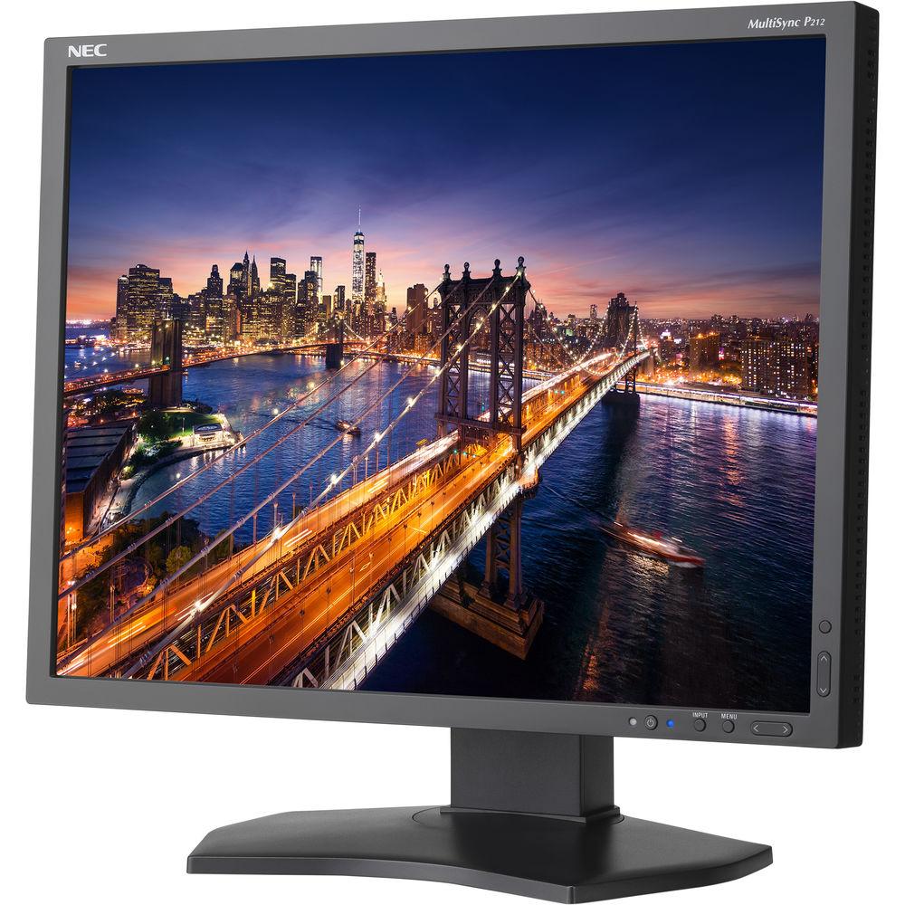 NEC P212-BK-SV 21" 4:3 LED Backlit Professional IPS Monitor