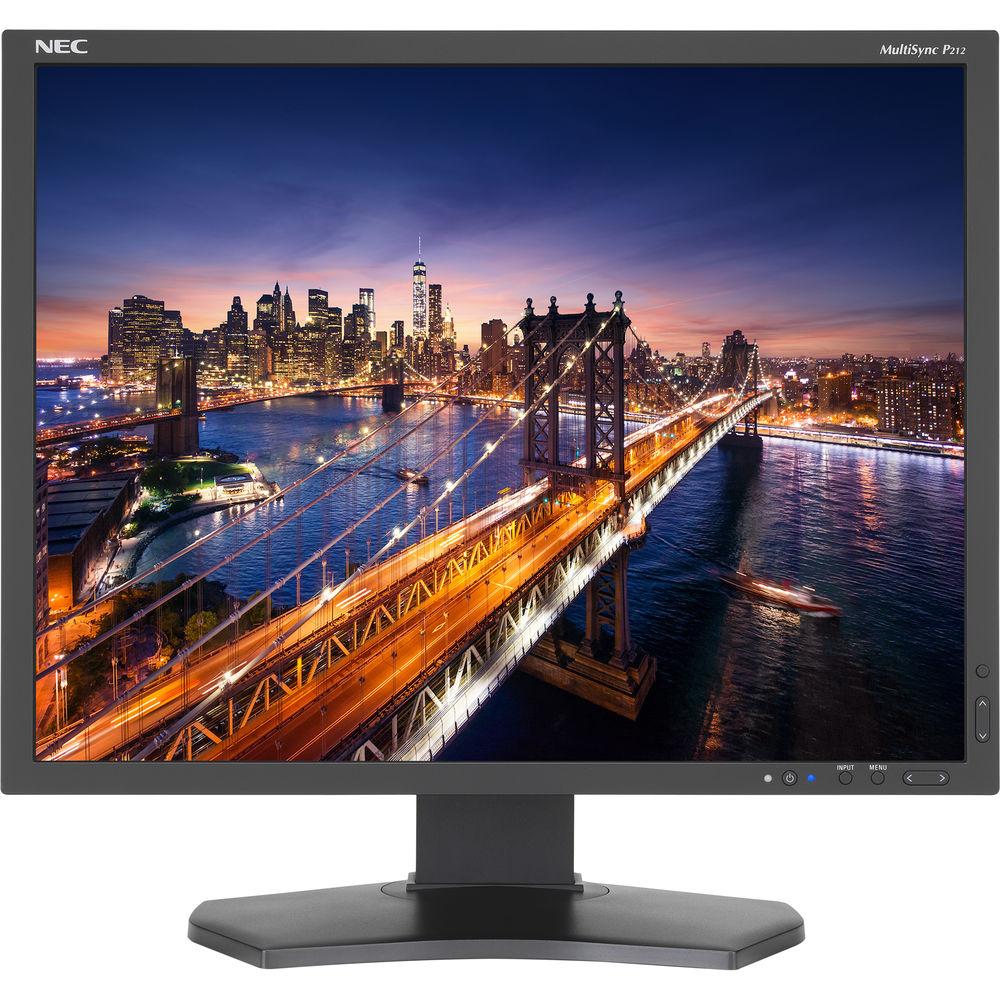 NEC P212-BK-SV 21" 4:3 LED Backlit Professional IPS Monitor