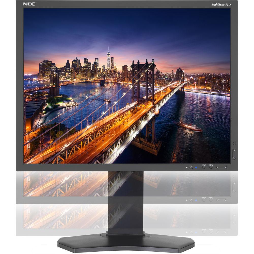 NEC P212-BK-SV 21" 4:3 LED Backlit Professional IPS Monitor