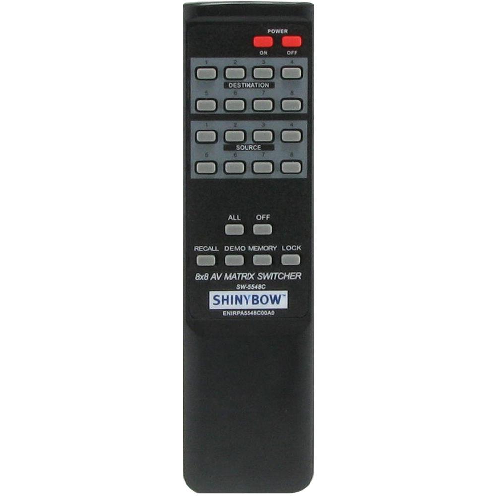 Shinybow SB-5548BNC 8x8 Composite Video & Audio Switcher with Volume Control