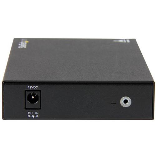 StarTech 1000 Mb s Gigabit Single-Mode Ethernet Copper to Fiber Media Converter