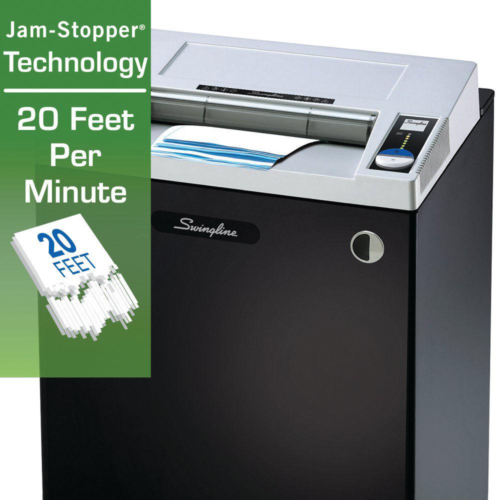 Swingline TAA Compliant CS25-44 Strip-Cut Commercial Shredder with Jam Stopper