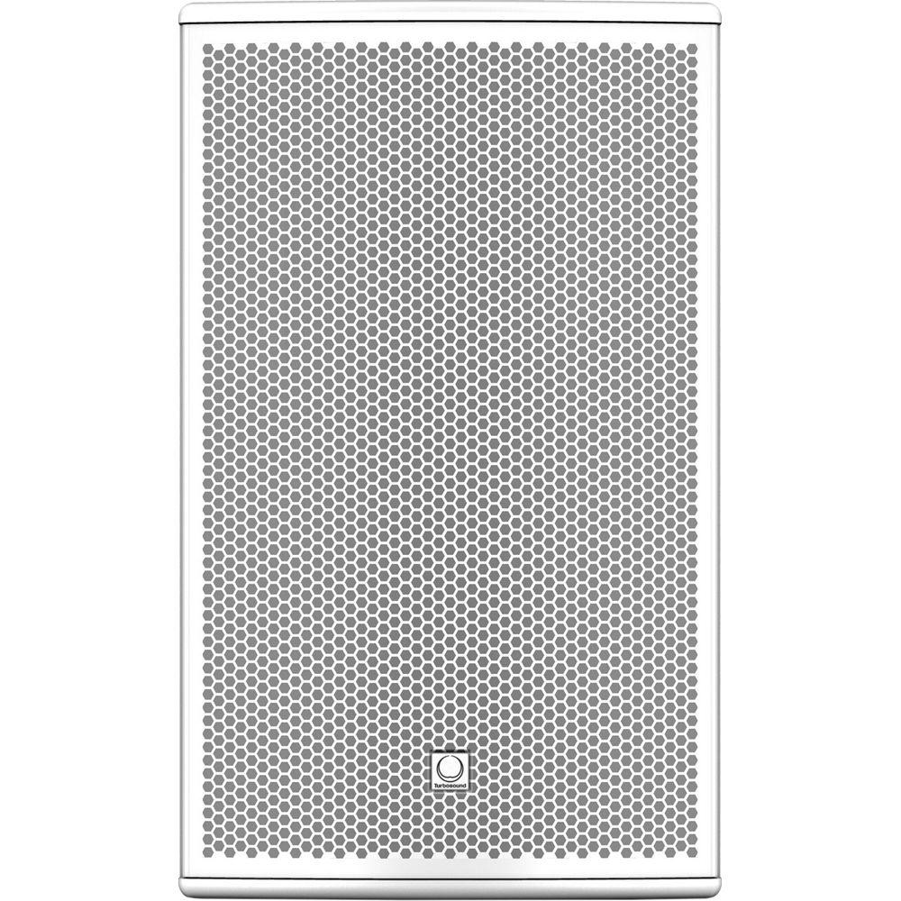 Turbosound NuQ102-AN-WH 600W 2-Way 10" Full-Range Powered Loudspeaker with KLARK TEKNIK DSP Technology and ULTRANET Networking
