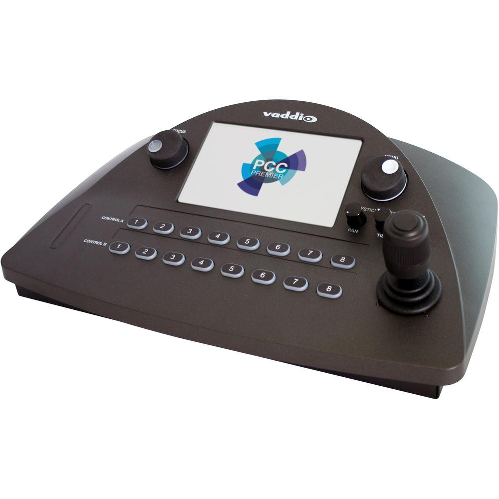 Vaddio PCC Premier Precision Controller with 3-Axis Joystick and 7" Touchscreen for Up to 16 PTZ Cameras