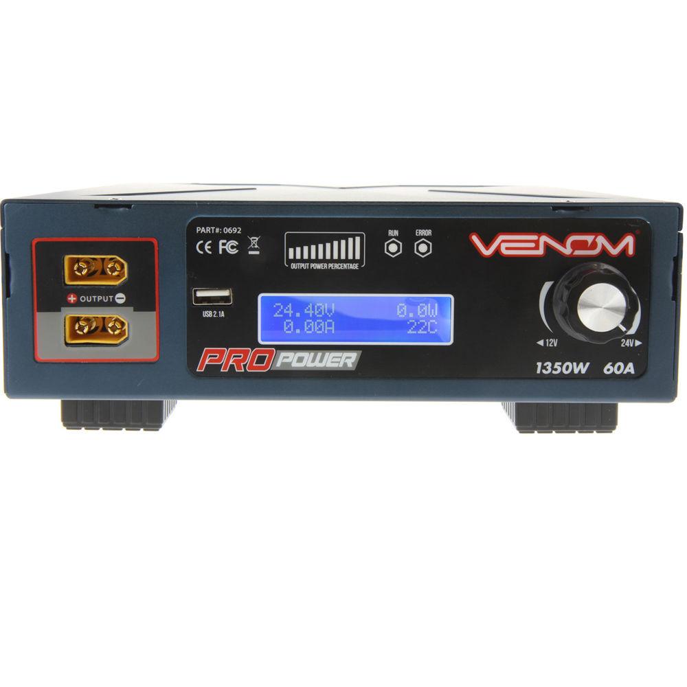 Venom Group Pro Power 1350W DC Power Supply for Venom Pro Touch HD Multi-Chemistry Charger