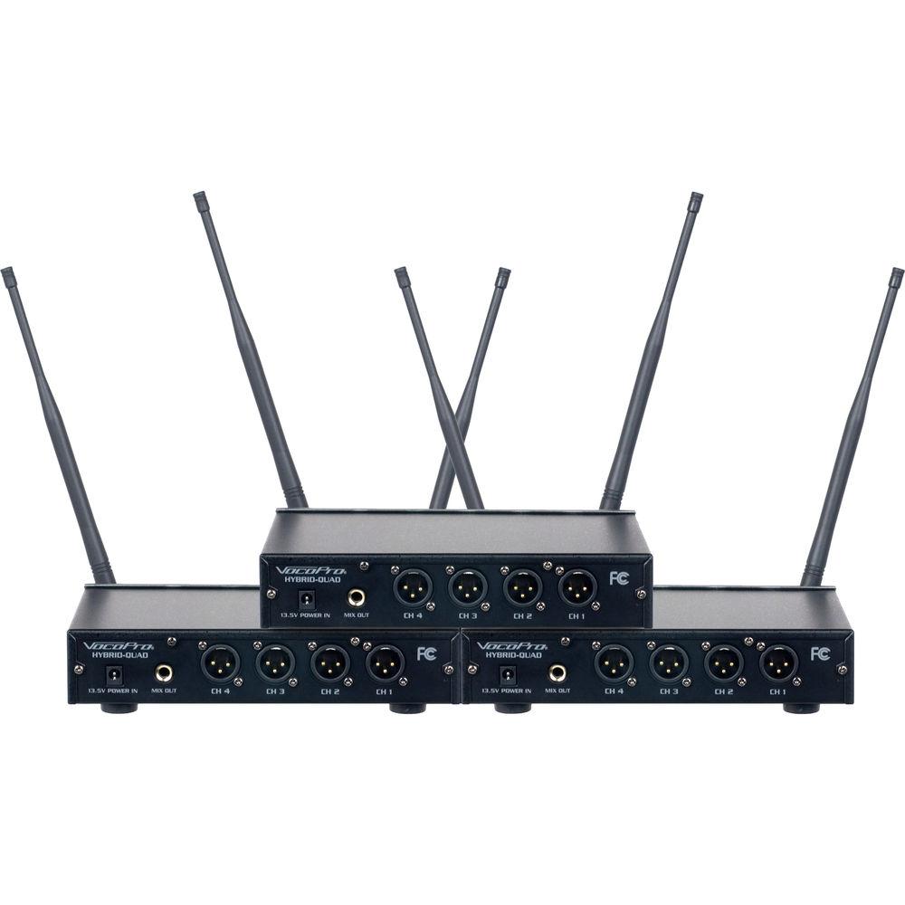 VocoPro Acapella-12 Twelve-Channel Digital Wireless System with Handheld Microphones