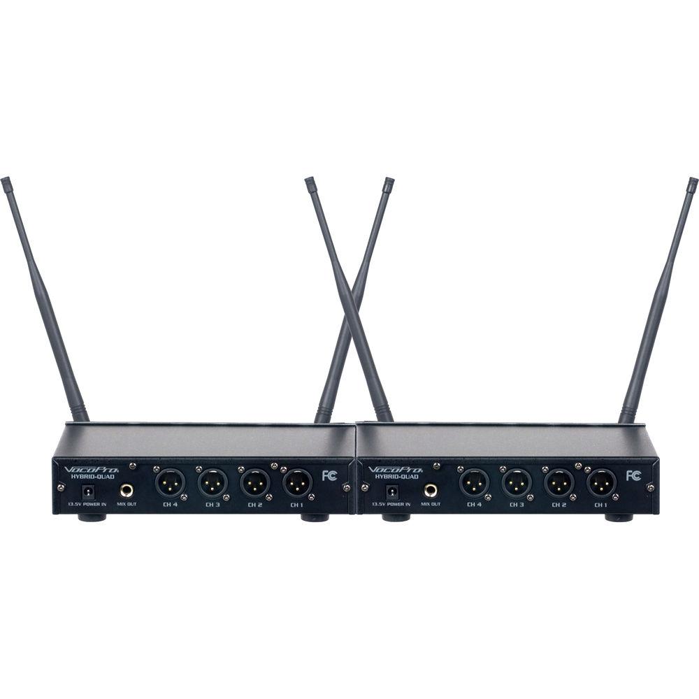 VocoPro Digital-Play-8 Eight-Channel Digital Wireless System with Headsets & Lavalier Mics