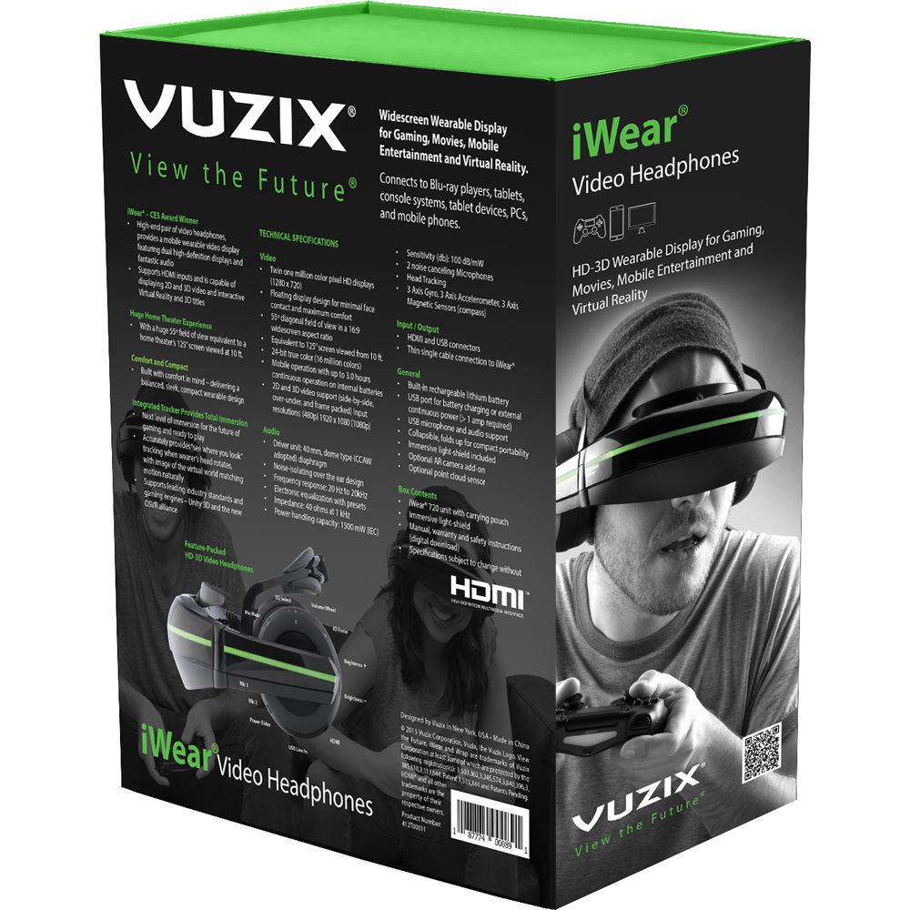 VUZIX iWear Video Headphones, VUZIX, iWear, Video, Headphones