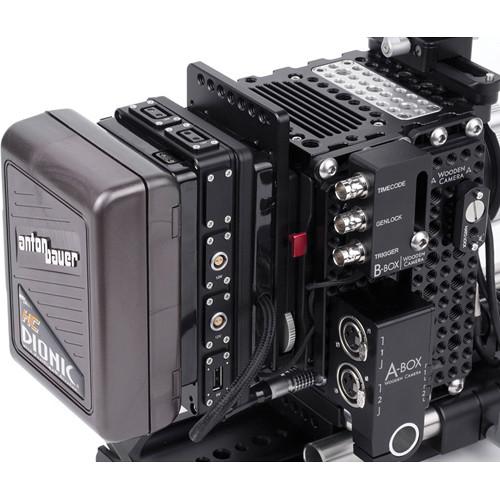 Wooden Camera D-Box 2-Pin LEMO-Compatible Kit Gold Mount