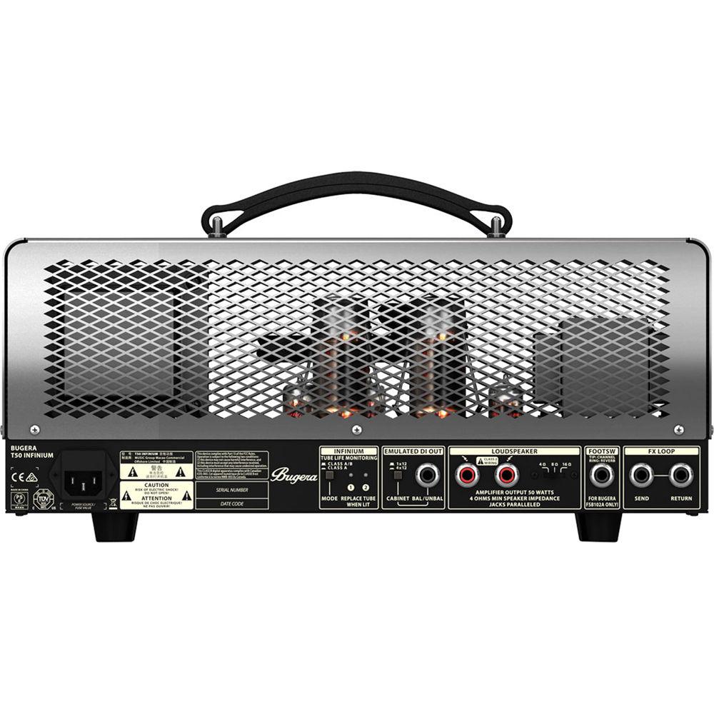 Bugera T50 INFINIUM 50W 2-Channel Tube Guitar Amplifier Head