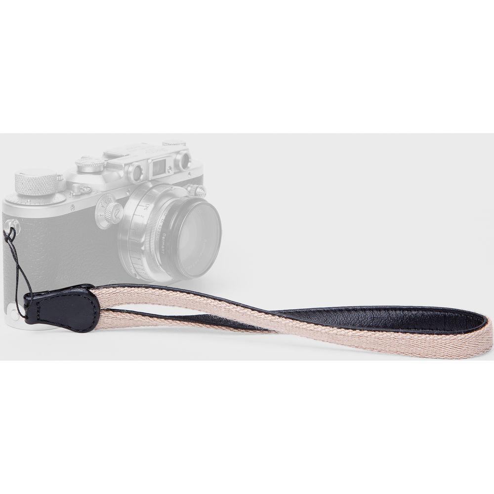 Cecilia Gallery Alpaca Wool & Leather Camera Wrist Strap with Cord Tethering