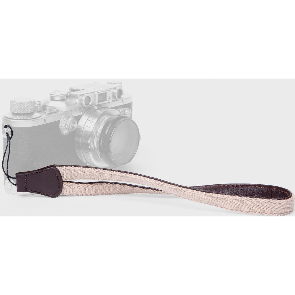 Cecilia Gallery Alpaca Wool & Leather Camera Wrist Strap with Cord Tethering