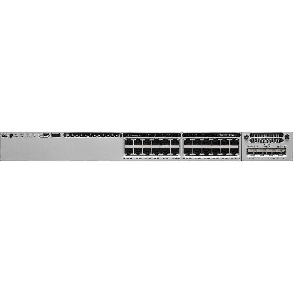 Cisco Catalyst 3850 Stackable 24-Port 10 100 1000 Gigabit Ethernet Switch with PoE
