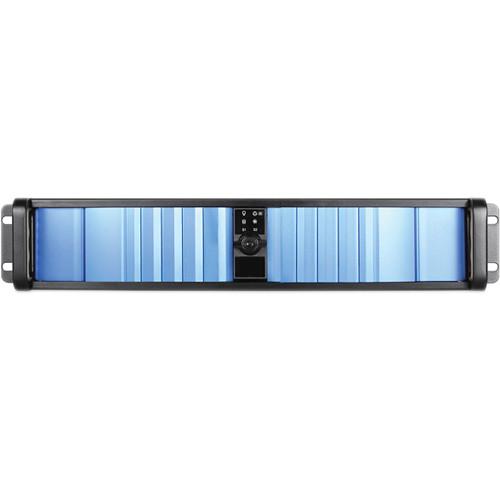 iStarUSA D Storm D-200SEA 2U Compact Stylish Rackmount Chassis with Blue SEA Bezel
