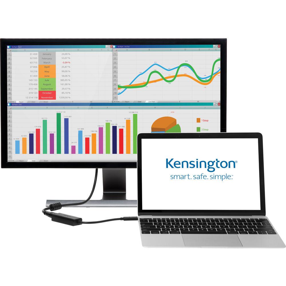 Kensington CV4000H USB Type-C Male to HDMI Female 4K Ultra HD Video Adapter