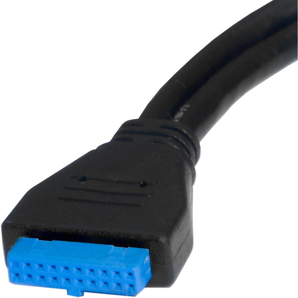 Kingwin KW-2USB3MB 2-Port Internal USB 3.1 Gen 1 Type-A Female to 20-Pin MB Adapter Cable