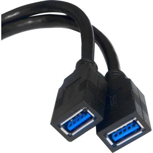 Kingwin KW-2USB3MB 2-Port Internal USB 3.1 Gen 1 Type-A Female to 20-Pin MB Adapter Cable