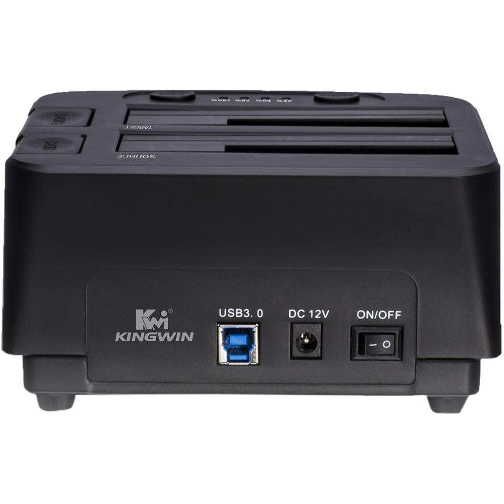 Kingwin USB 2.0 2-Port Power Dock for 2.5" 3.5" SATA HDD SSD