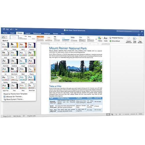 Microsoft Office Home & Student 2016 for Mac