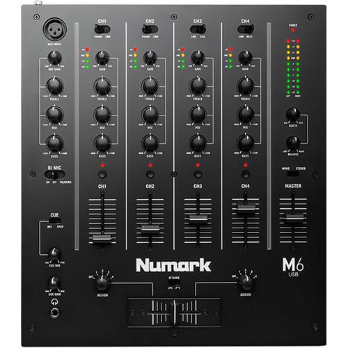 Numark M6 USB 4-Channel USB DJ Mixer
