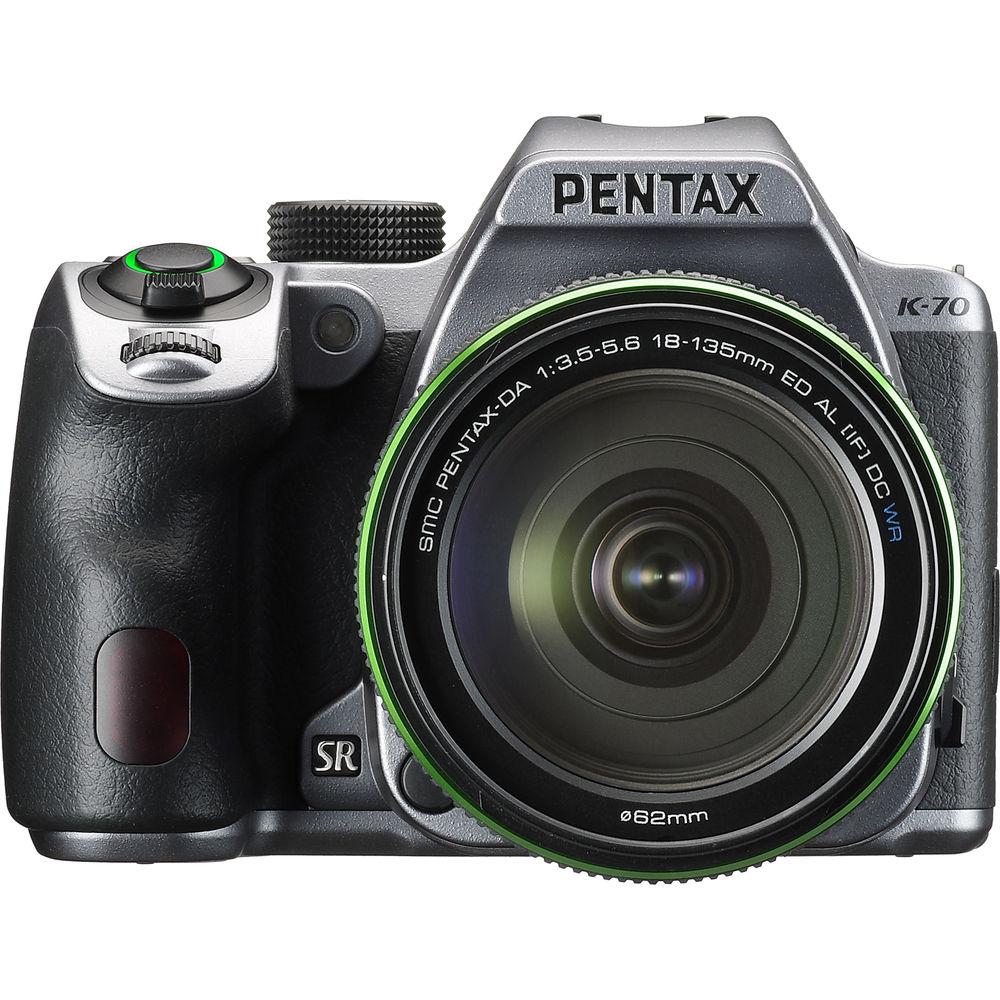Pentax K-70 DSLR Camera with 18-135mm Lens