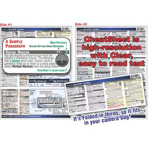 PhotoBert CheatSheet for Nikon D750 DSLR Camera