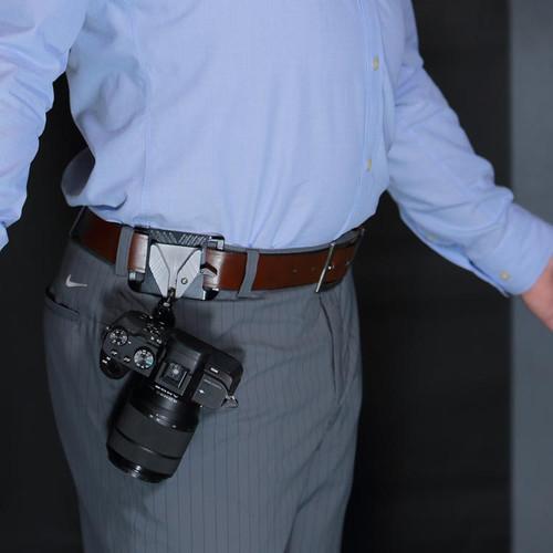 ProMediaGear SH1-PBX3 Belt Holster with Sphere and Universal Plate for DSLR and Mirrorless Cameras