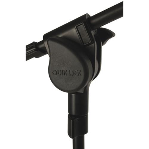 QuikLok A-512 Pro Series Heavy-Duty Tripod-Base Mic Stand with Fixed Boom