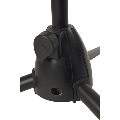 QuikLok A-512 Pro Series Heavy-Duty Tripod-Base Mic Stand with Fixed Boom