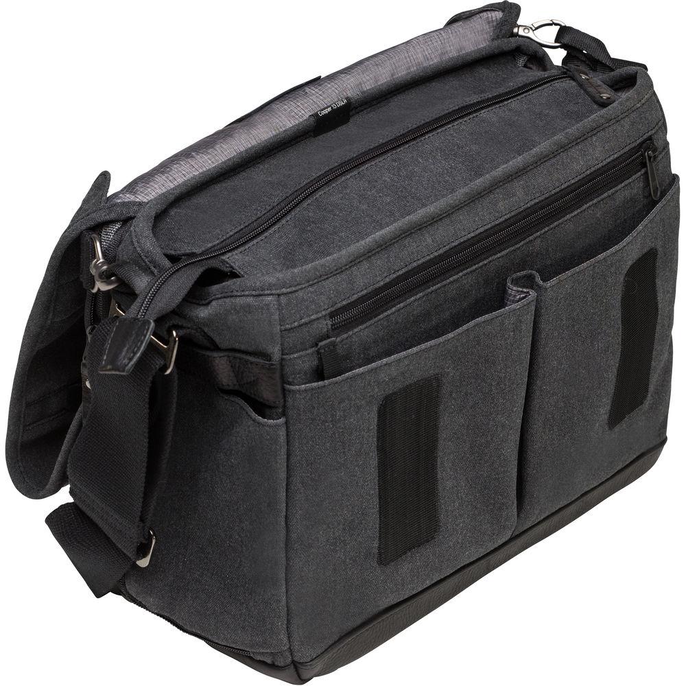 Tenba Cooper 13 DSLR Messenger Bag with Leather Accents
