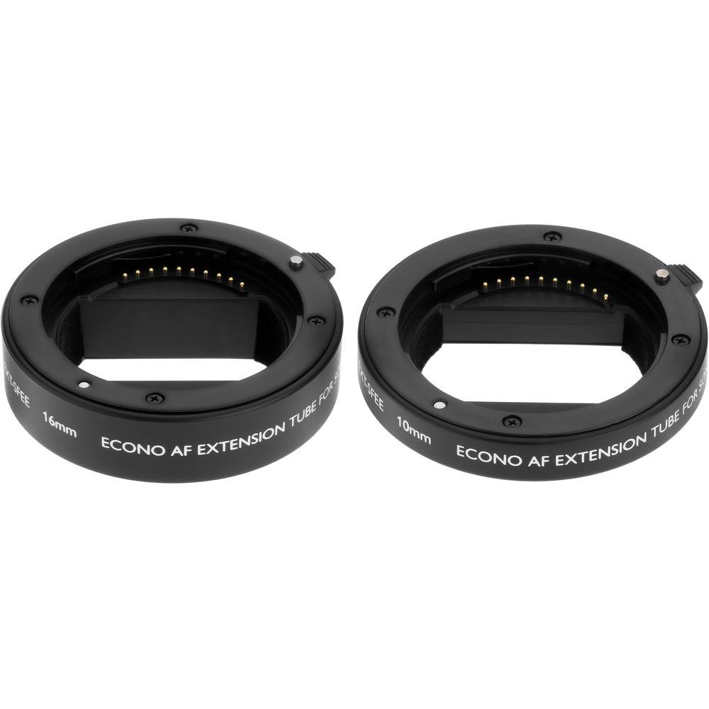 Vello EXT-SFEE Econo Auto Focus Extension Tube Set for Sony E-Mount Lenses