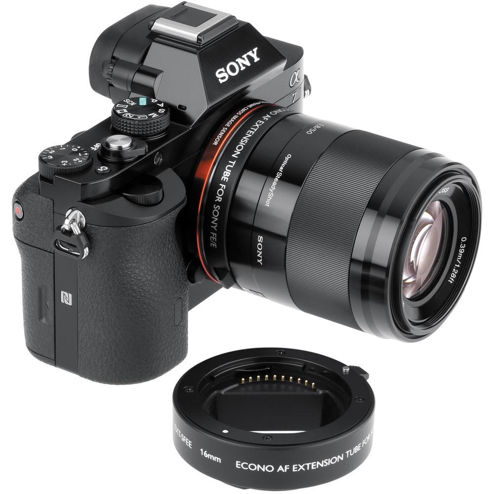 Vello EXT-SFEE Econo Auto Focus Extension Tube Set for Sony E-Mount Lenses