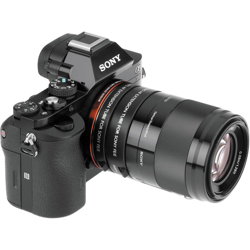 Vello EXT-SFEE Econo Auto Focus Extension Tube Set for Sony E-Mount Lenses