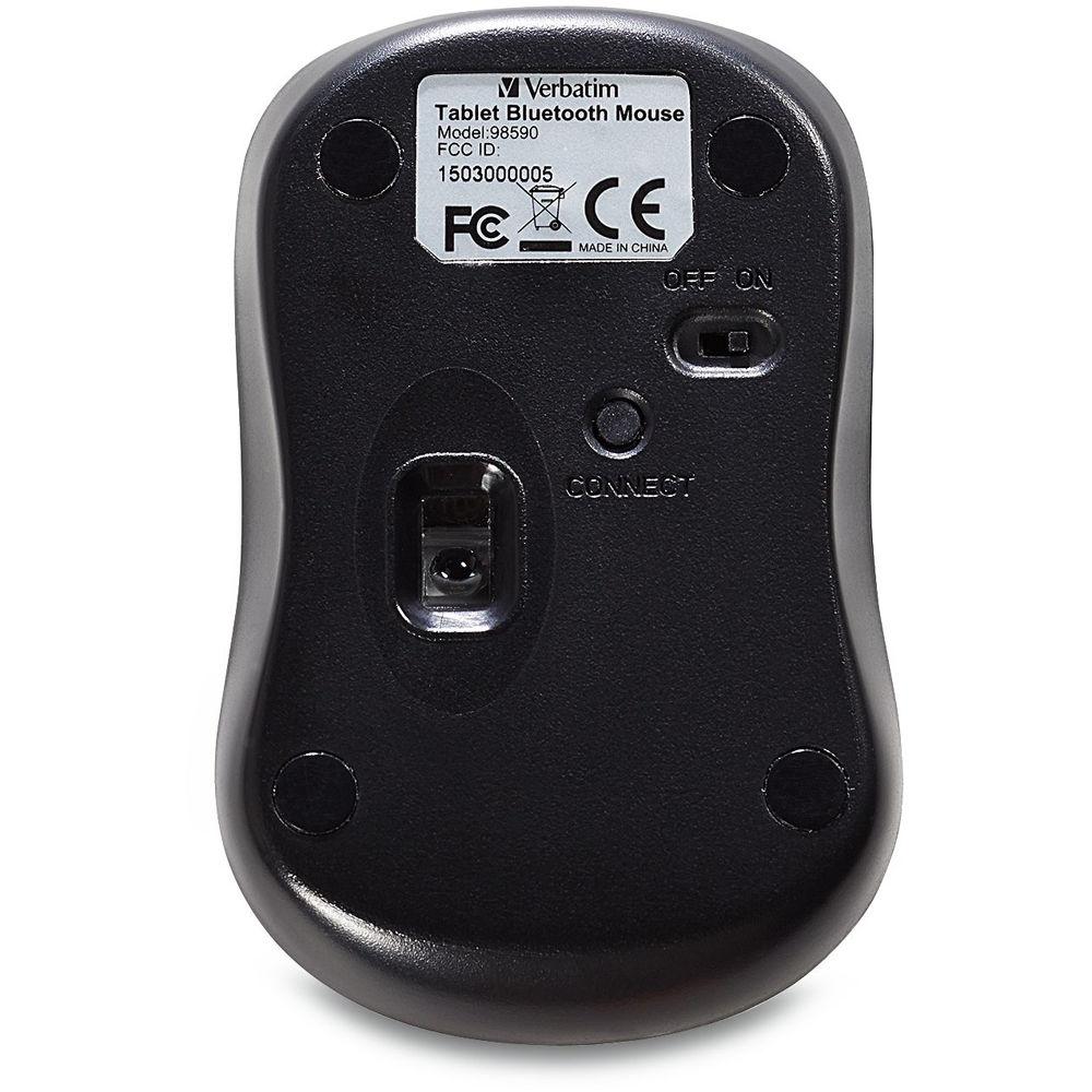 Verbatim Bluetooth Wireless Tablet Multi-Track Blue LED Mouse