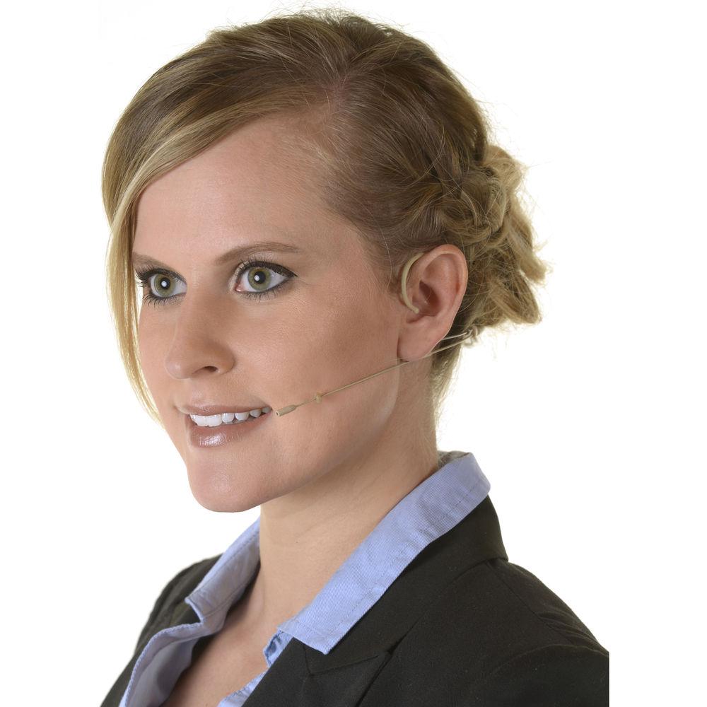 Voice Technologies VTDUPLEX-VOCAL Omni-Stage Performance Headset Microphone with 3.5mm TRS Connector for Sennheiser EW G4 G3 Transmitters