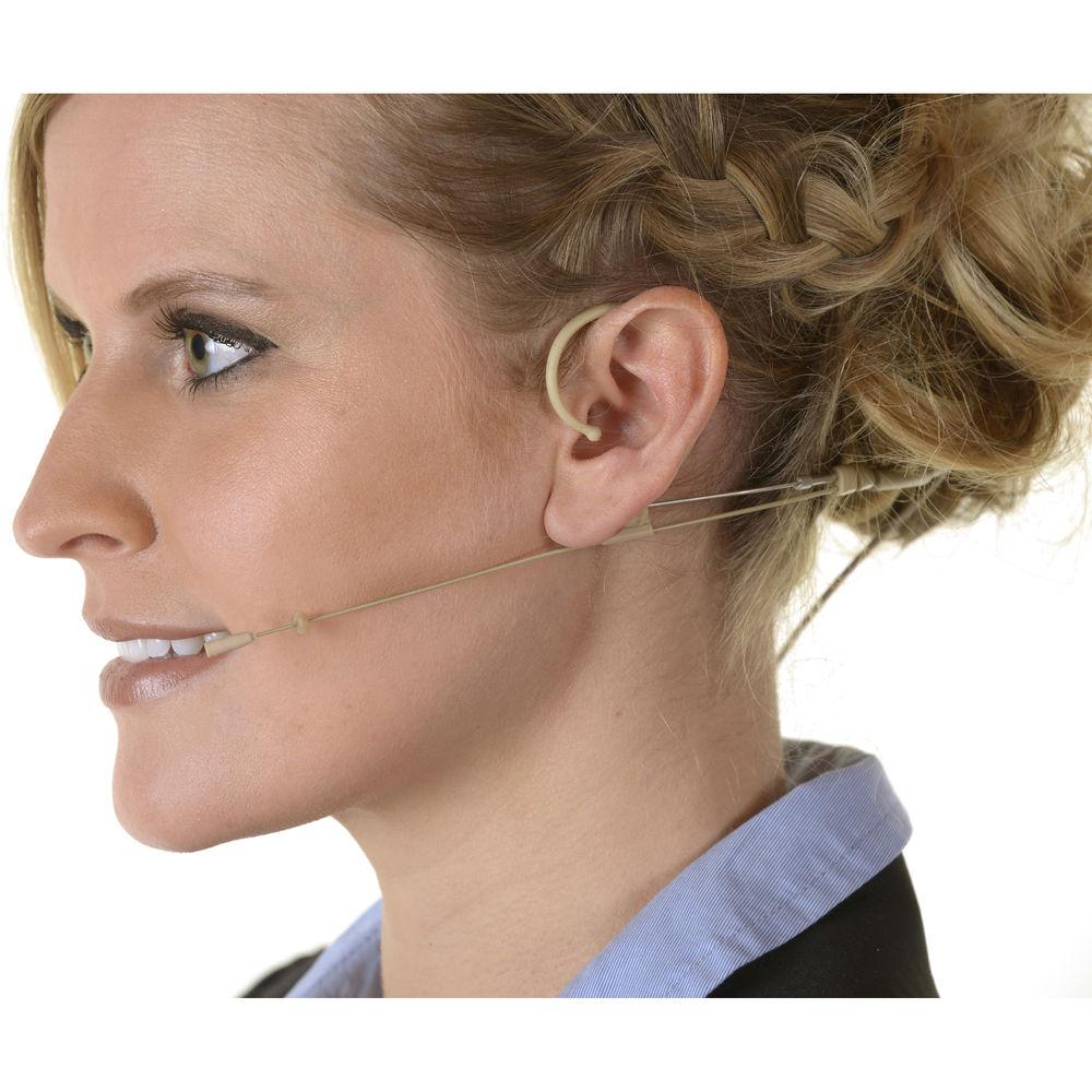 Voice Technologies VTDUPLEX-VOCAL Omni-Stage Performance Headset Microphone with 3.5mm TRS Connector for Sennheiser EW G4 G3 Transmitters