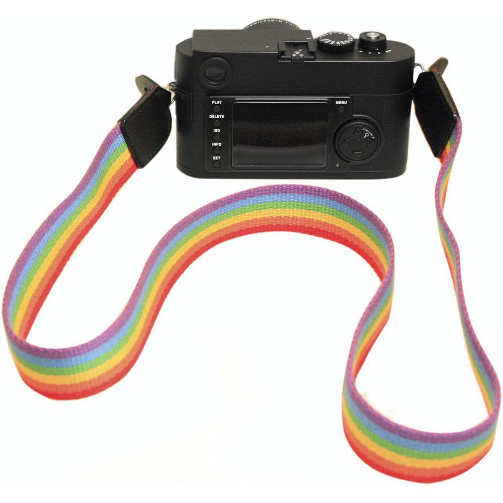 Black Label Bag Rainbow Canvas Camera Strap - 40"