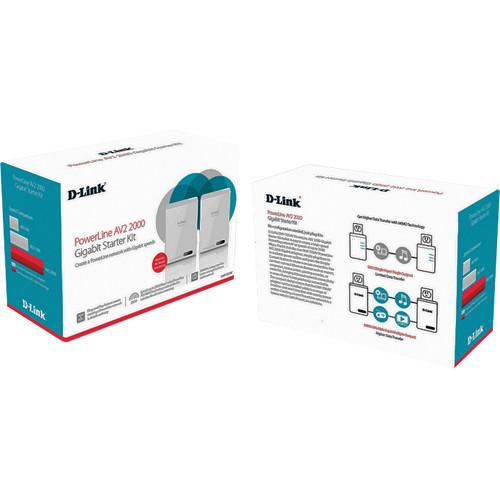 D-Link DHP-701AV Powerline AV2 2000 Gigabit Network Extender Kit