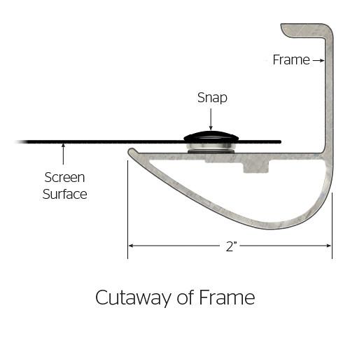 Da-Lite 24826V Imager 52 x 122" Fixed Frame Screen