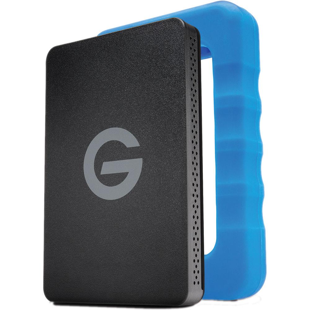 G-Technology 1TB G-DRIVE ev RaW USB 3.0 Hard Drive with Rugged Bumper