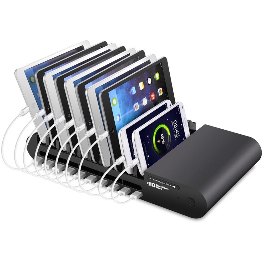 HamiltonBuhl 10-Port USB Charging Station