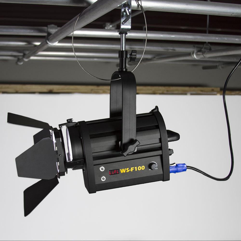 ikan White Star WS-F100 4" Daylight Fresnel 100W LED Light