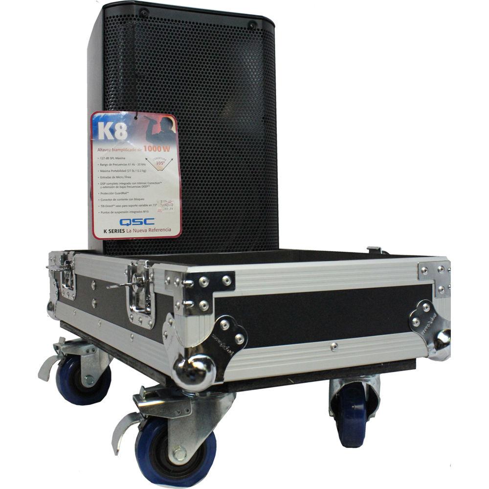 ProX ATA Flight Case for Two QSC-K8 Speakers