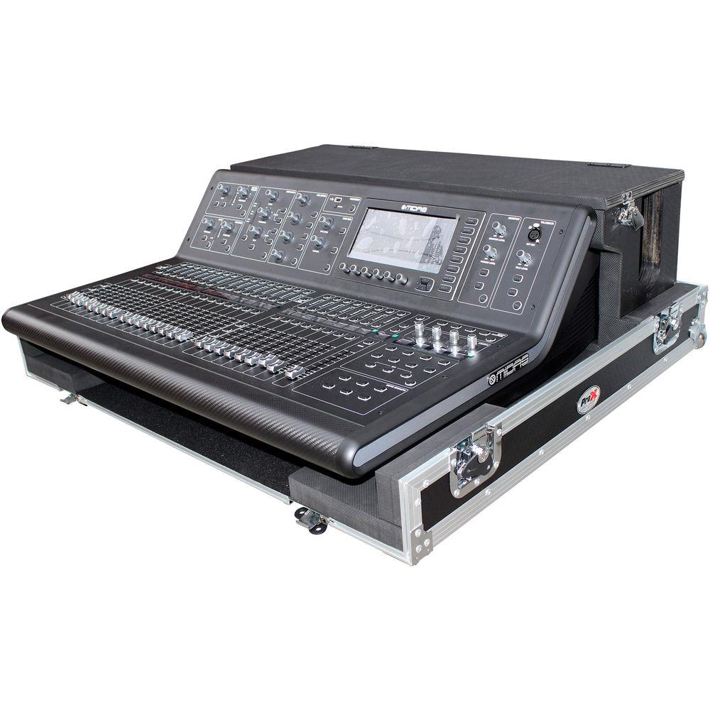 ProX Flight Case for Midas M32 Live Mixer Console with Doghouse and Wheels