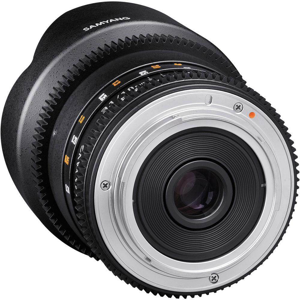 Samyang 10mm T3.1 VDSLR Lens with Nikon Mount