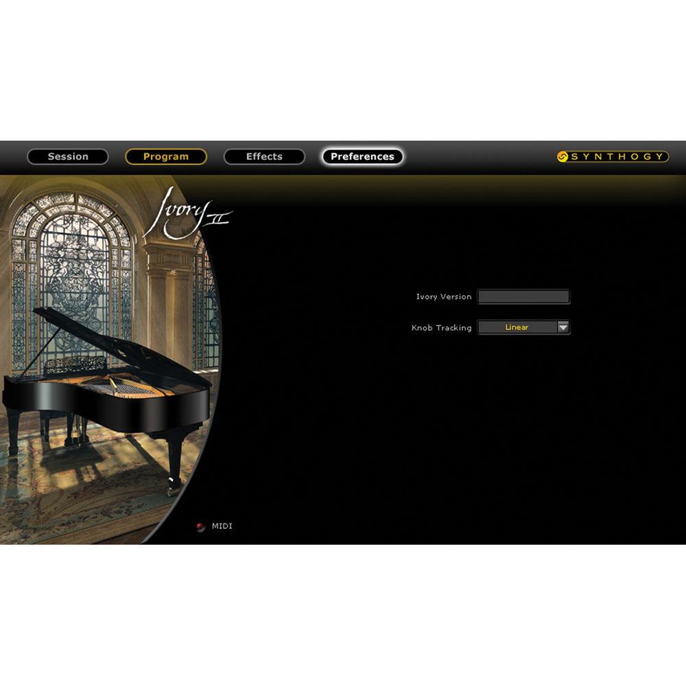Synthogy Ivory II Grand Pianos Upgrade - Virtual Instrument