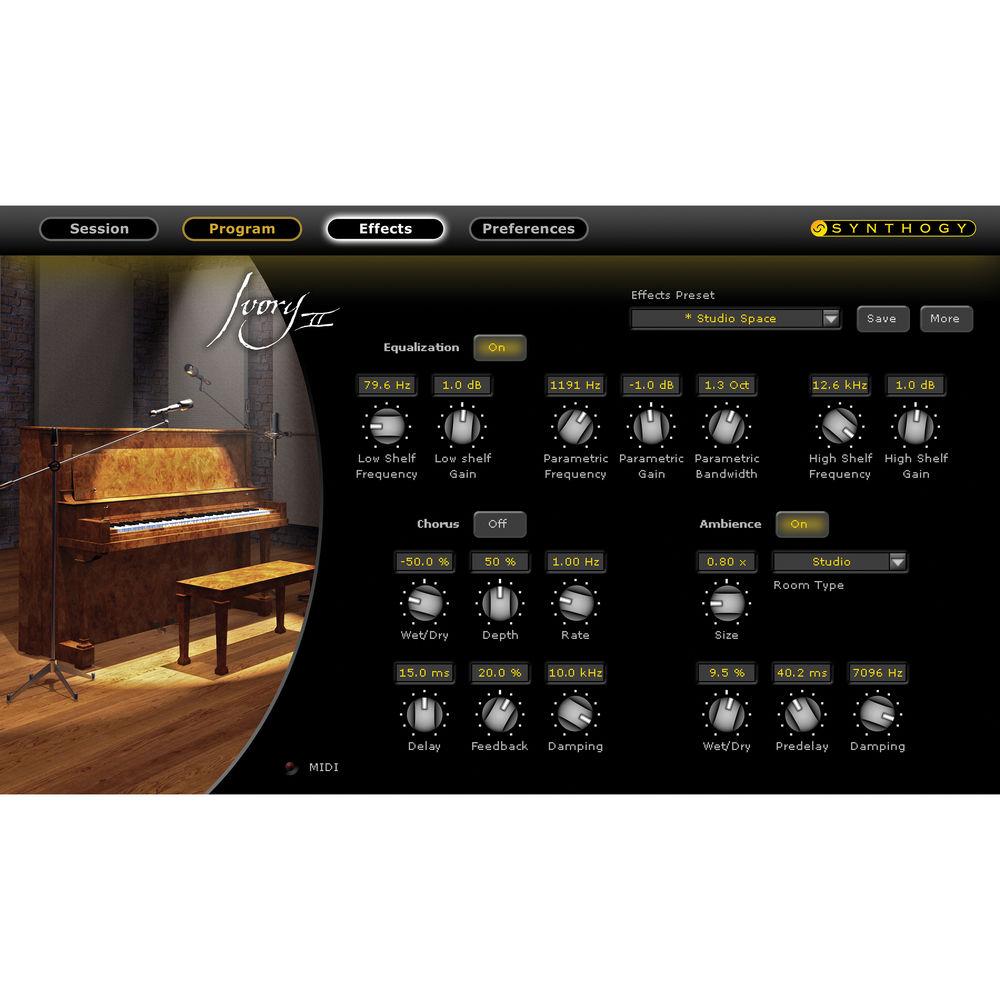 Synthogy Ivory II Upright Pianos - Virtual Instrument