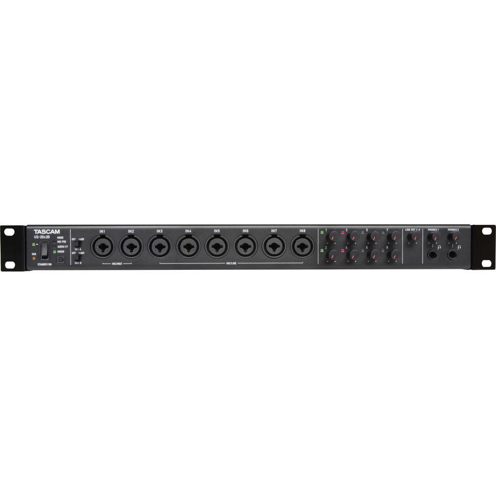 Tascam US-20x20 - USB Audio Interface with Mic Preamps Mixer