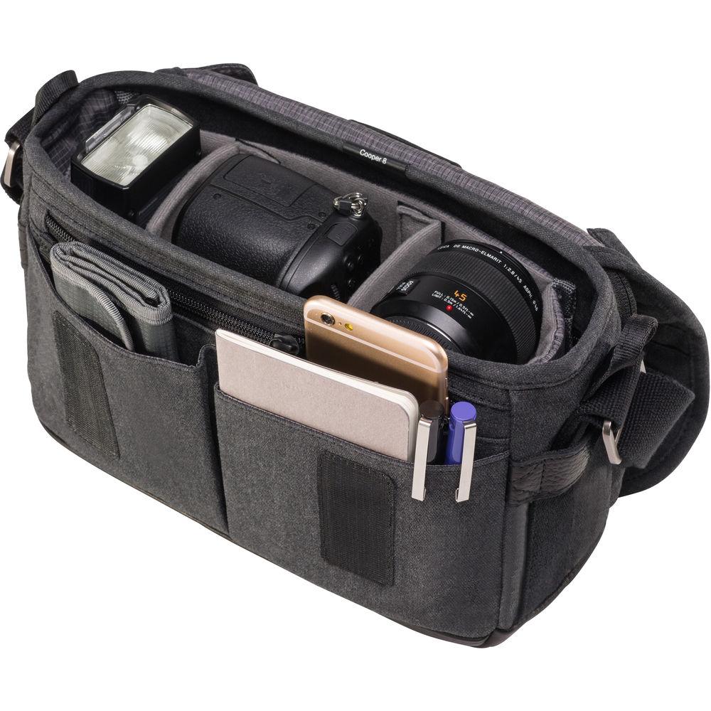 Tenba Cooper 8 Messenger Bag with Leather Accents