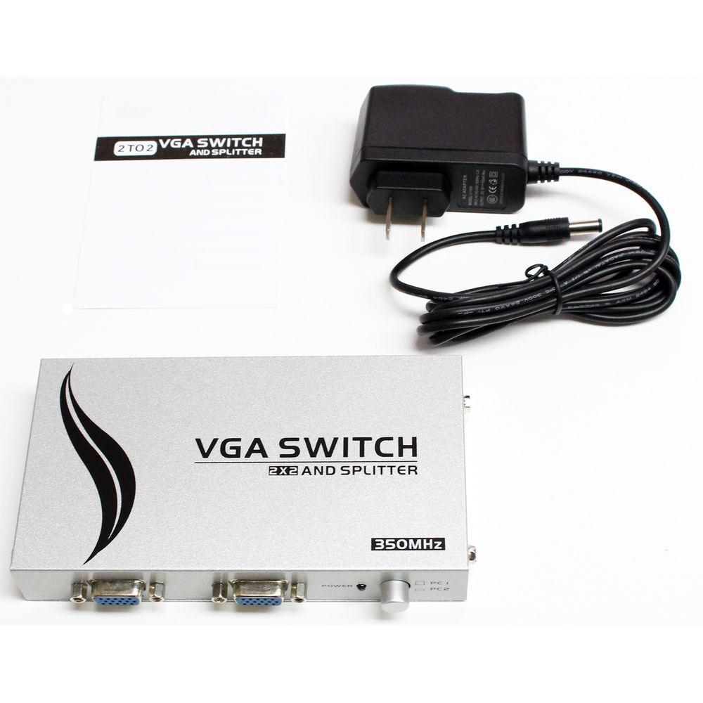 Tera Grand 2 x 2 VGA Switch and Splitter